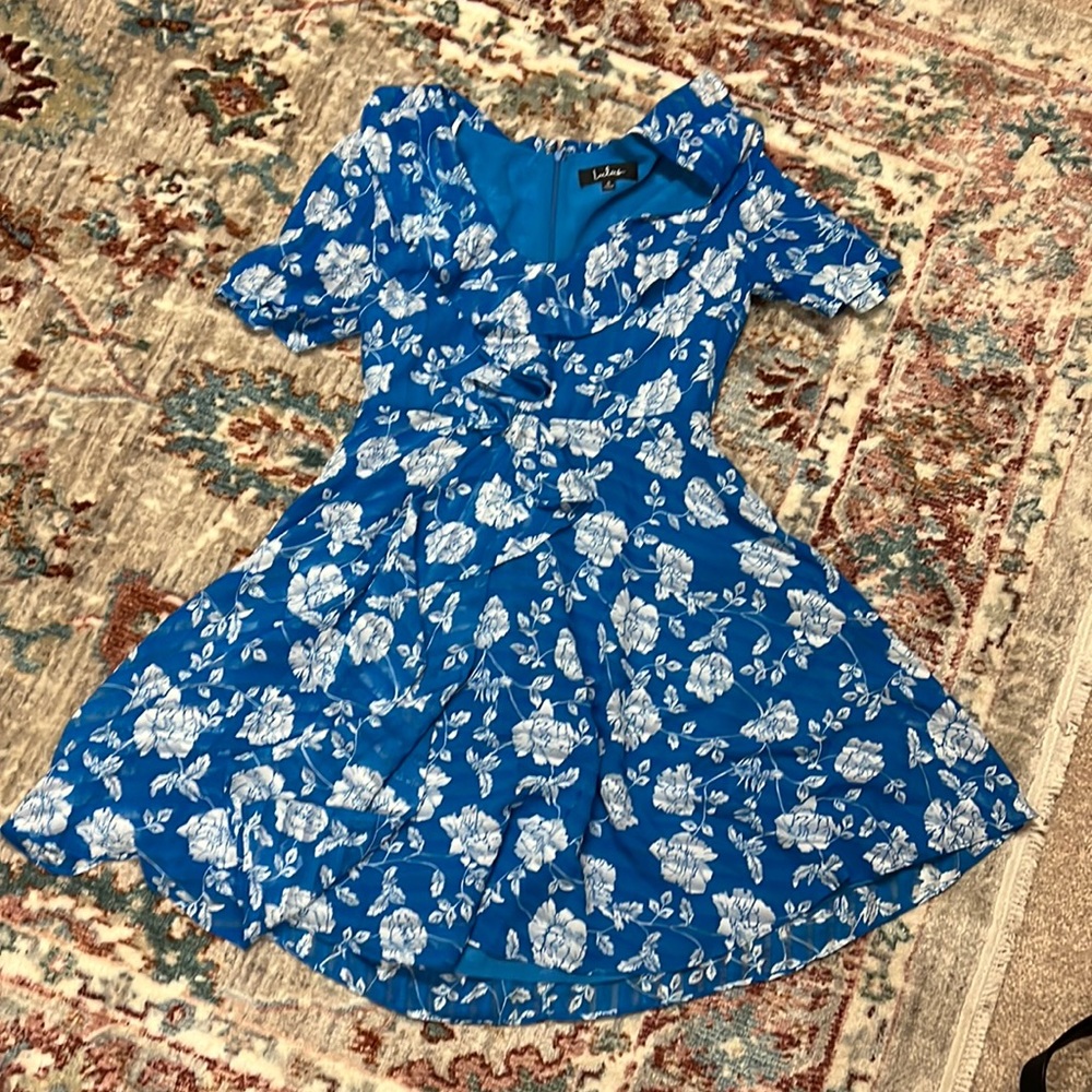 Flowy floral dress